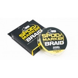 NASH - Spood/Marker Braid 25 Lb 0.18 mm 300 m Yellow - Plecionka do spoda